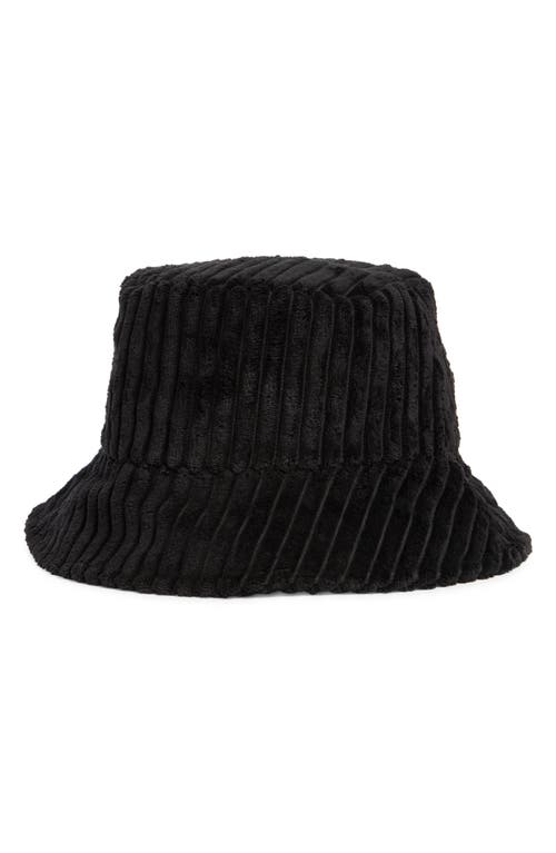 Area Stars Corduroy Bucket Hat In Black