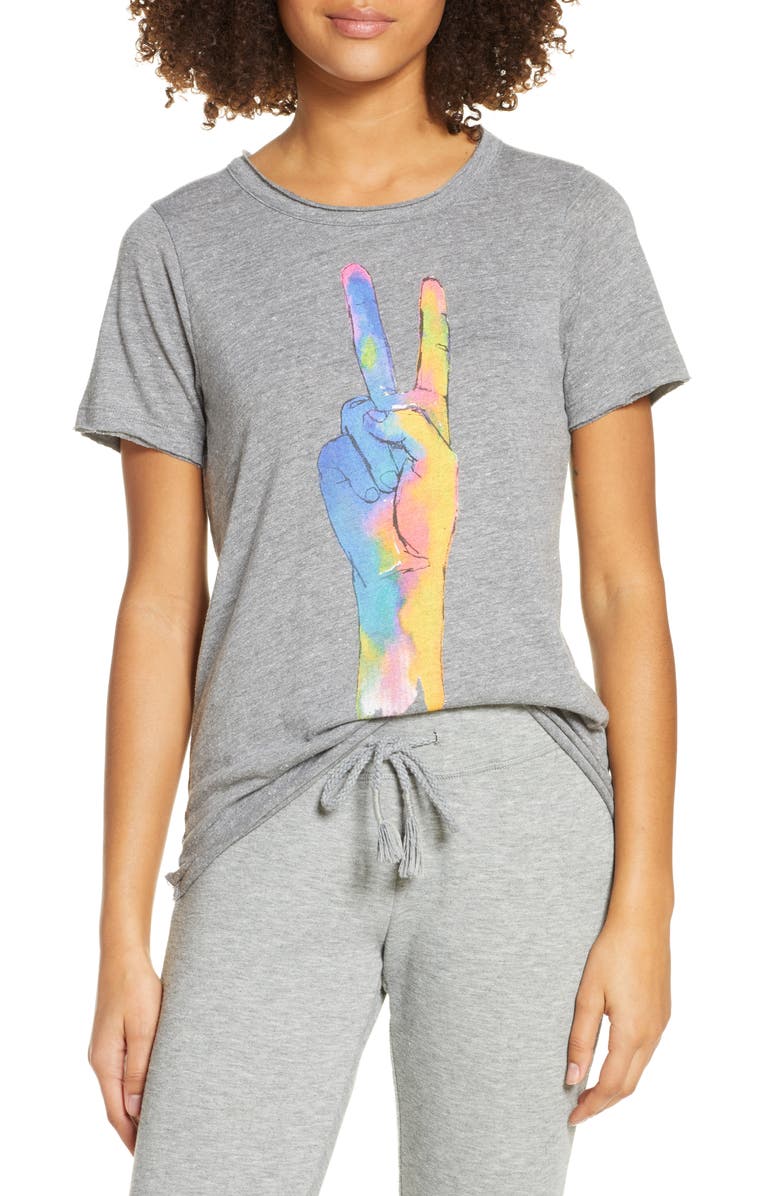 Chaser Peace Sign Graphic Tee, Main, color,