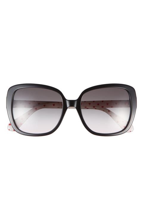 wilheminas 55mm gradient square sunglasses