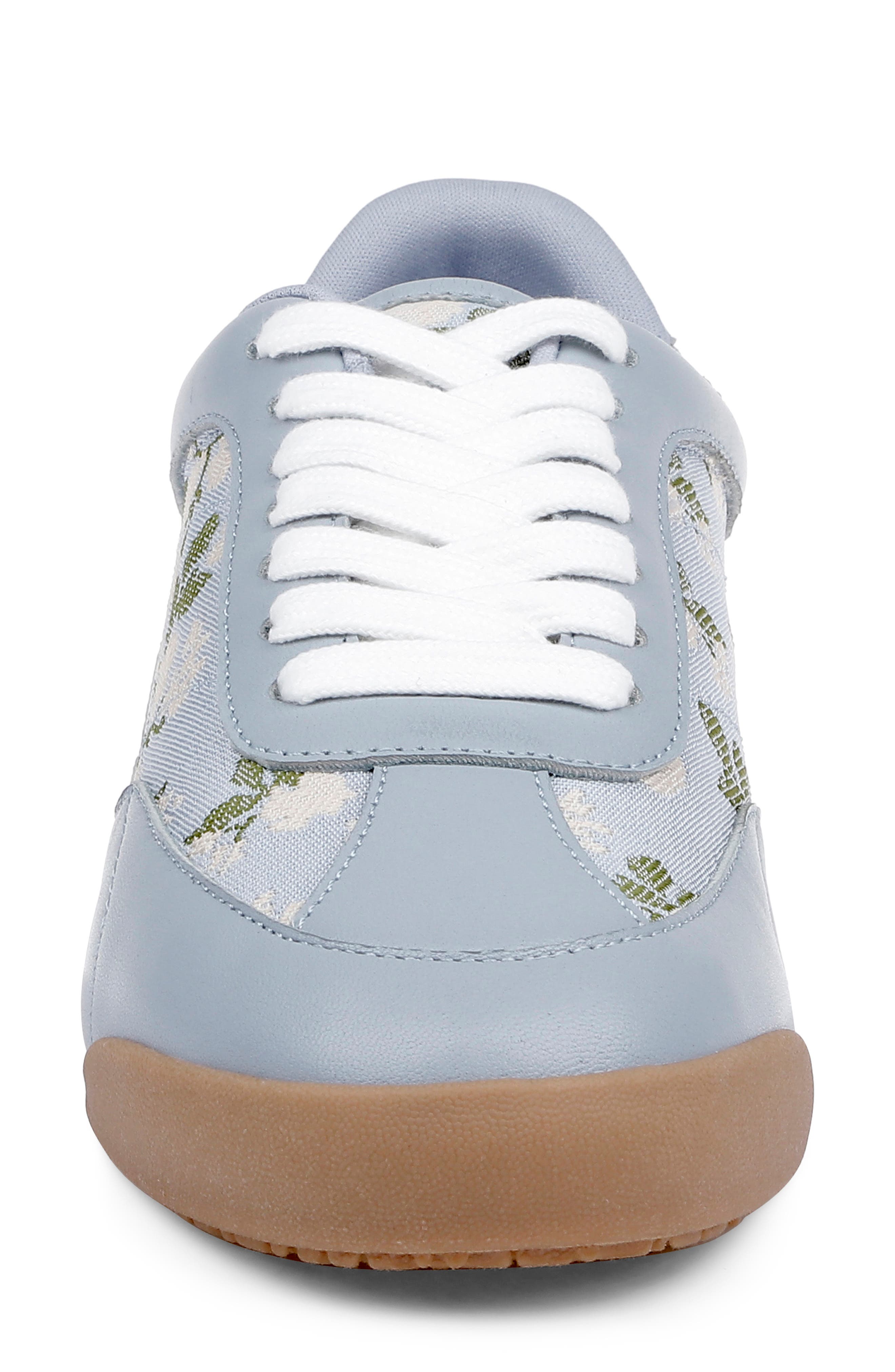 Badgley Mischka Collection Wylie Sneaker, Alternate, color, Mist Blue Fabric