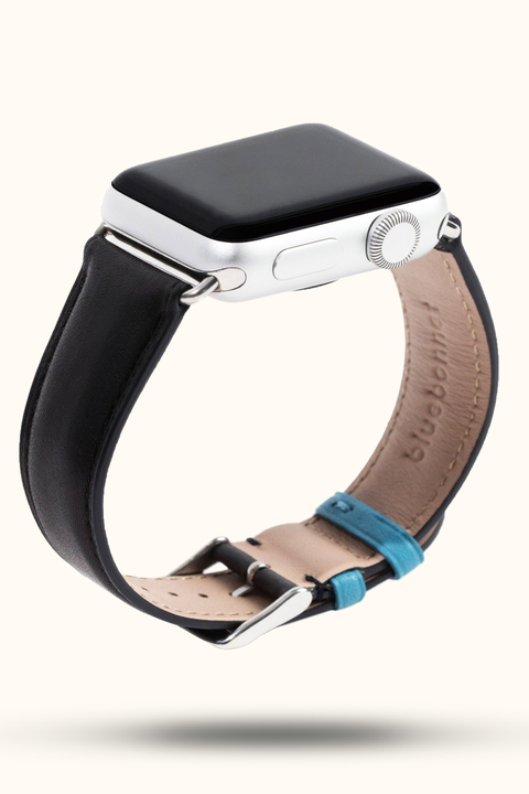 The Executive French Leather Apple Watch Band