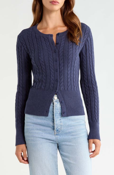Cloud Soft Cable Stitch Cardigan