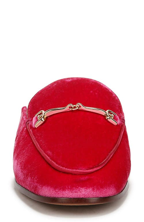 Sam Edelman Linnie Bit Mule Pink Topaz Velvet In Pink