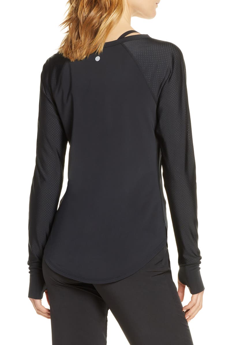 Zella Hi Energy Long Sleeve Active Tee, Alternate, color,