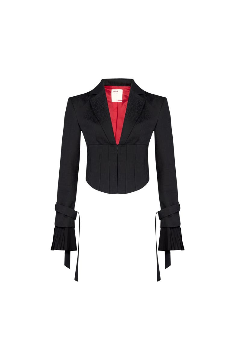 PCFG Your *Itch Corset Blazer Jacket, Alternate, color, Black