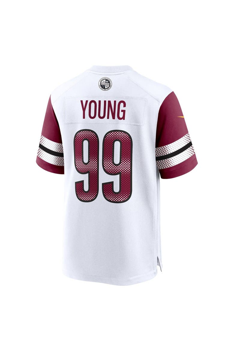 Men's Nike Chase Young White Washington Commanders Game Jersey, Alternate, color, White