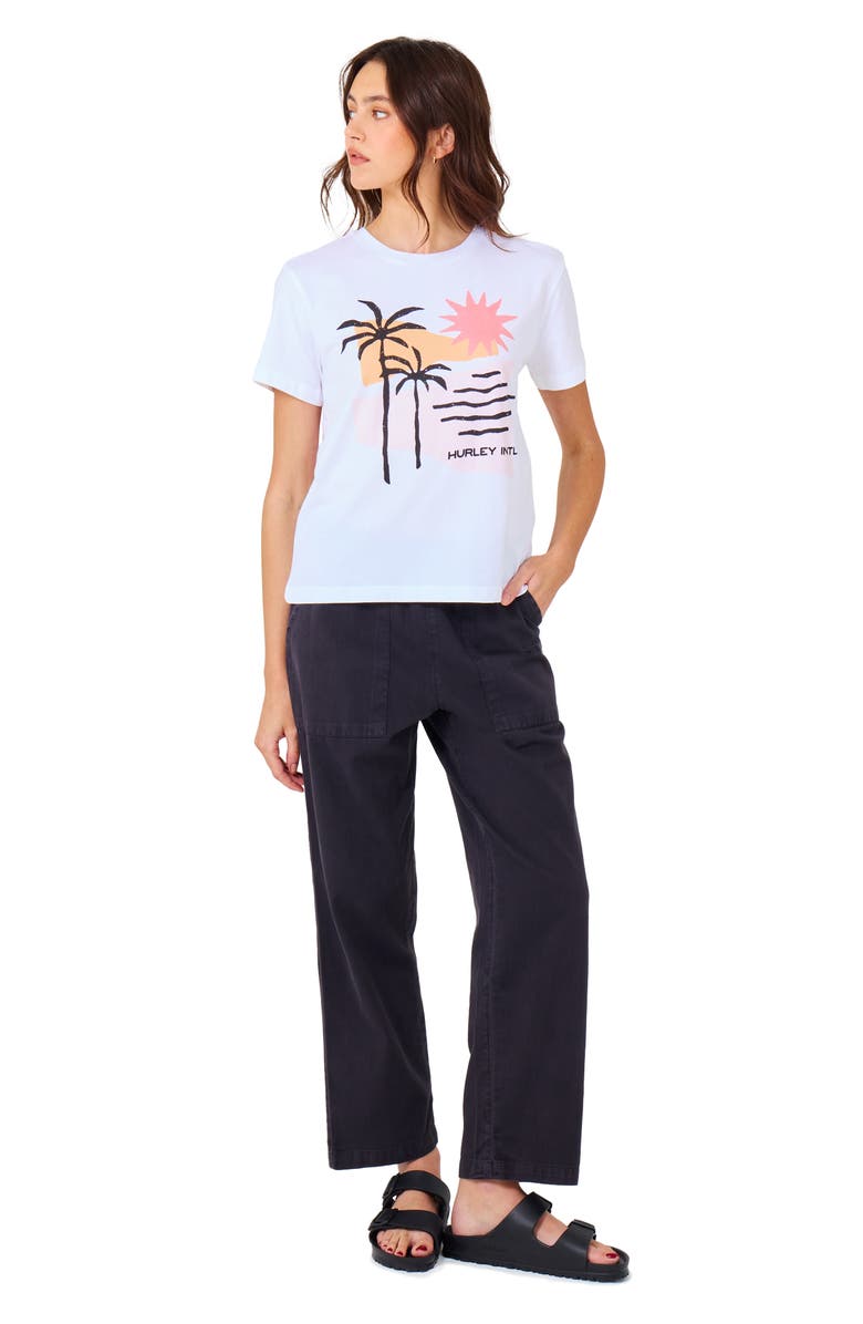 Hurley Desert Springs Classic Tee, Alternate, color, White