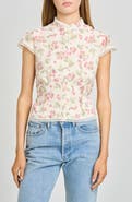 WAYF Talia Floral Button-Up Top