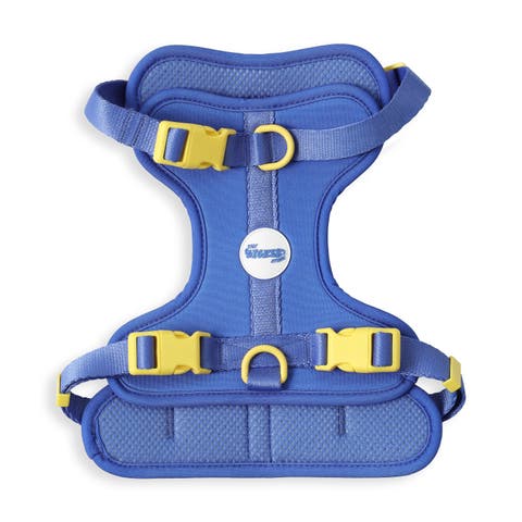 Arlo Adjustable Soft Padded No Pull Pet Harness with 3 Buckles and 3 Leash Clips