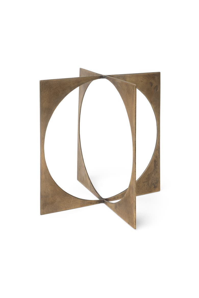 Lima Geometric Decorative Object, Main, color, Metallic Gold