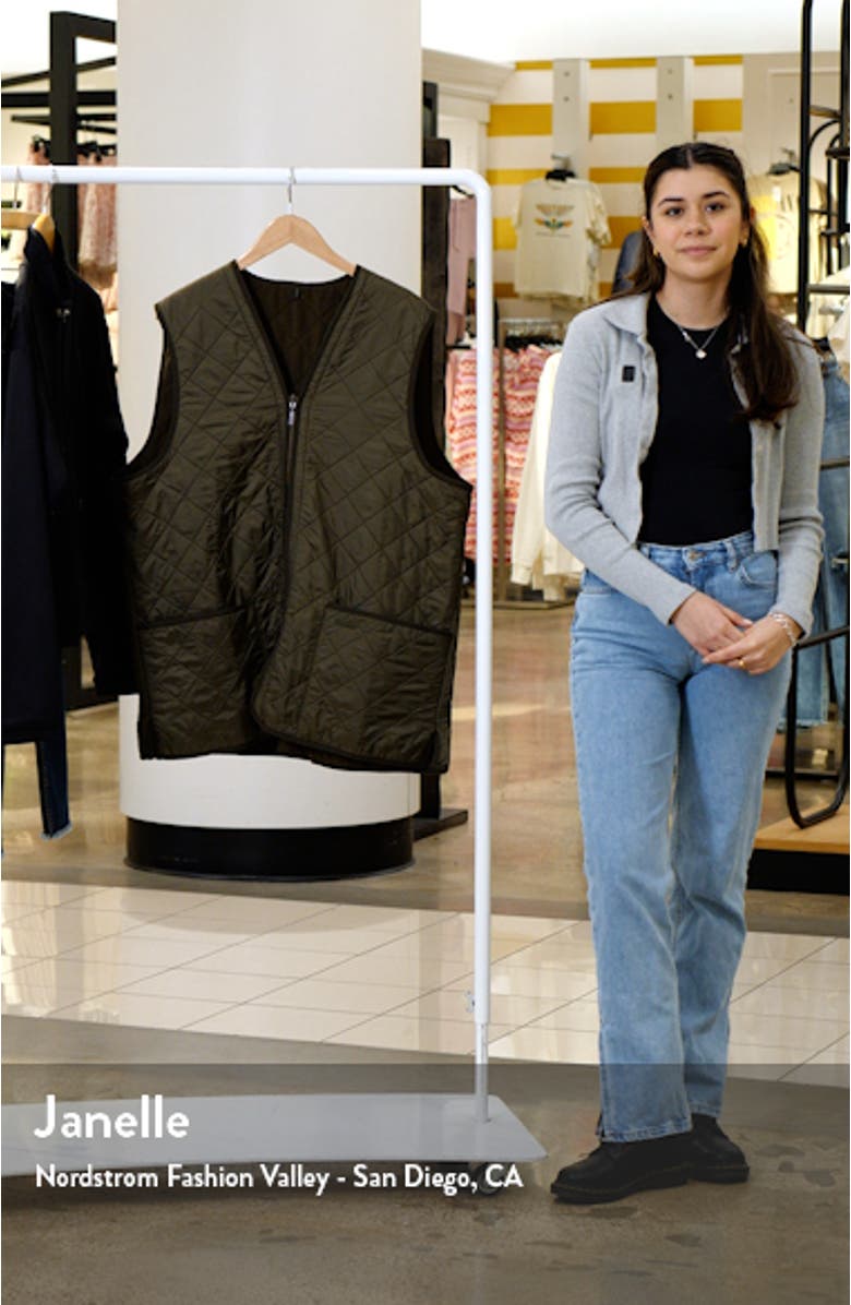 'Polarquilt' Relaxed Fit Zip-In Liner Vest, sales video thumbnail