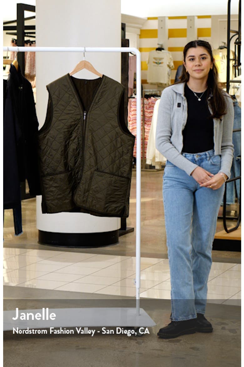 'Polarquilt' Relaxed Fit Zip-In Liner Vest video