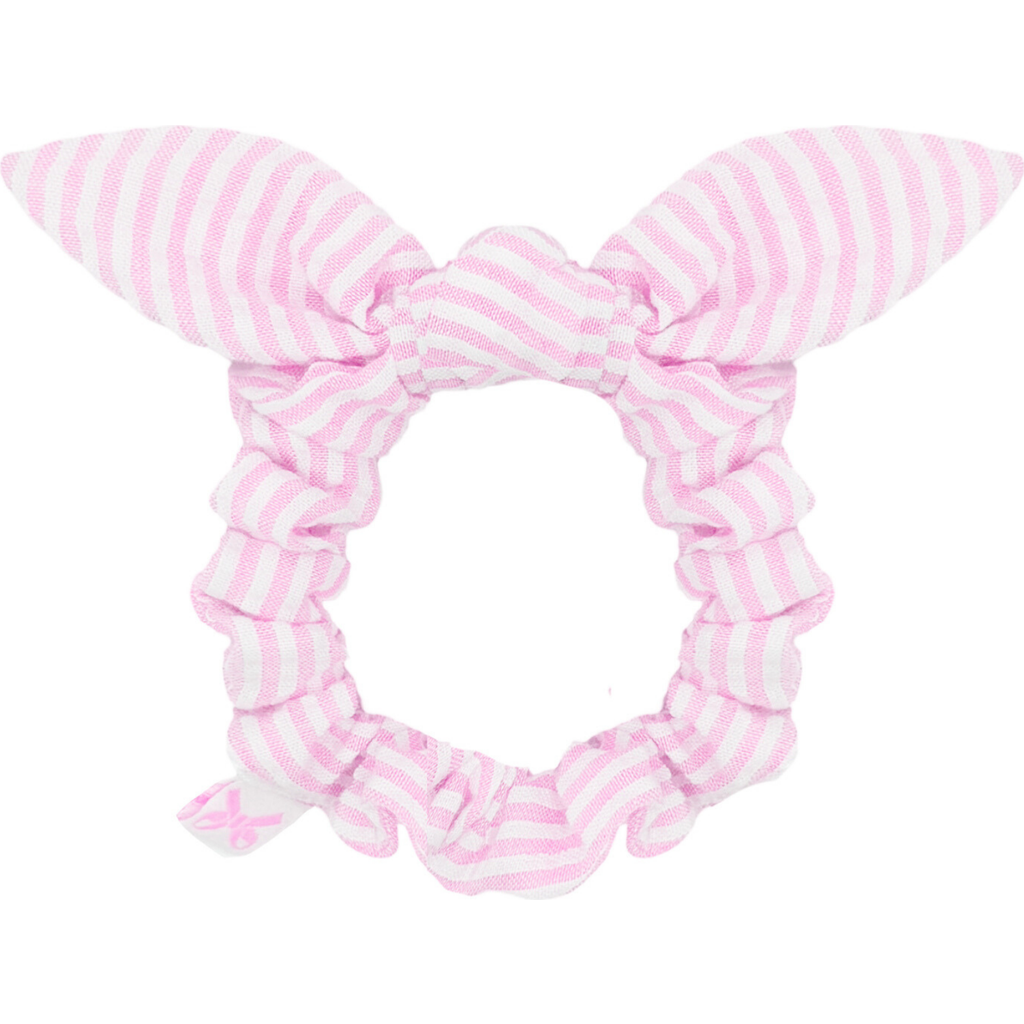 Bits & Bows Seersucker Bow Scrunchie In Multi