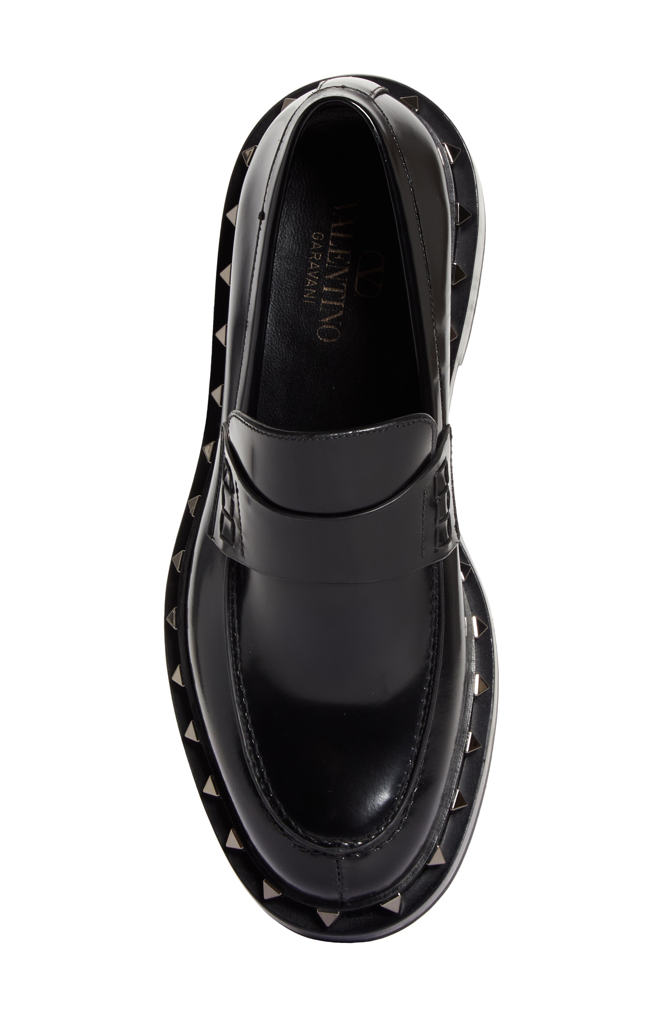 Valentino Garavani Rockstud M-Way Loafer, Alternate, color, 