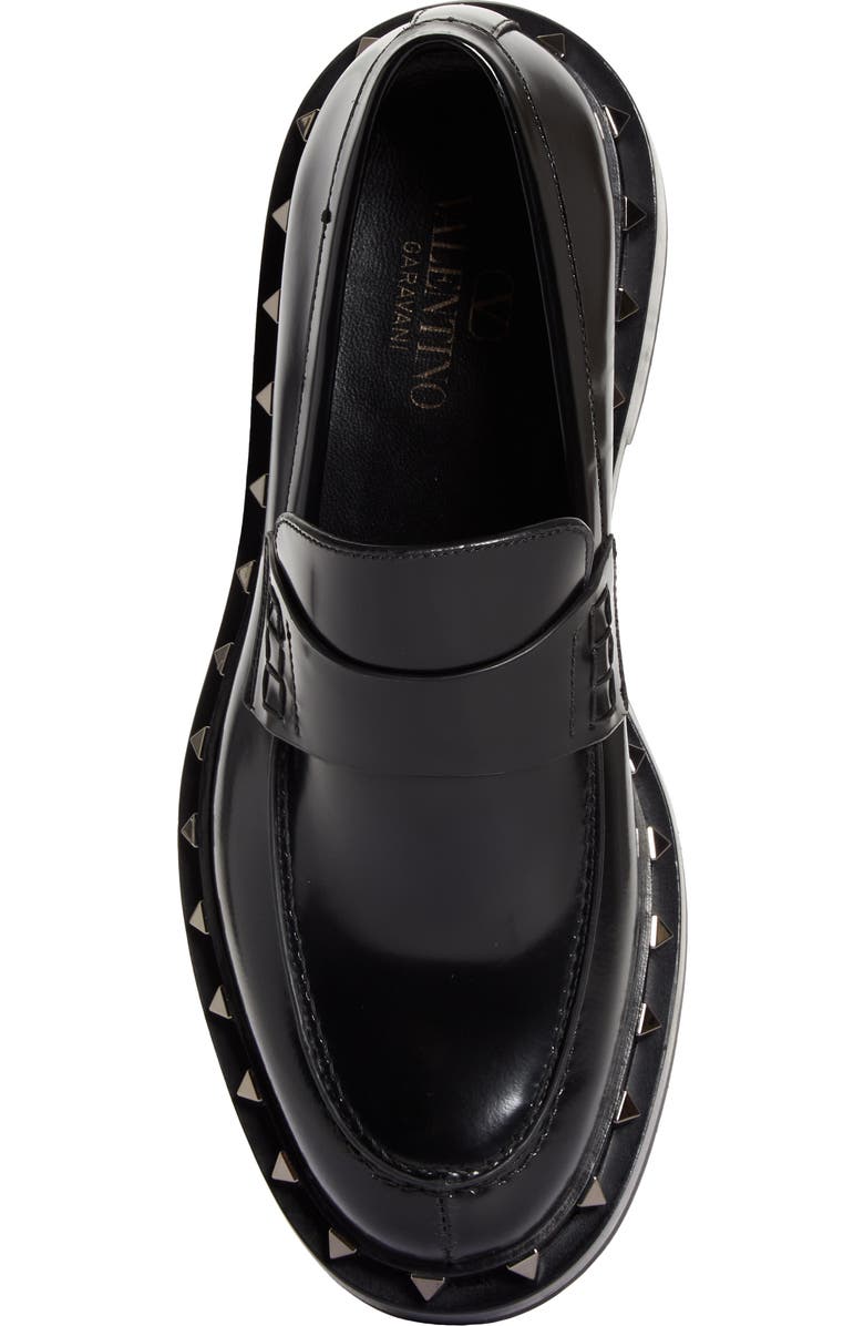 Valentino Garavani Rockstud M-Way Loafer, Alternate, color,