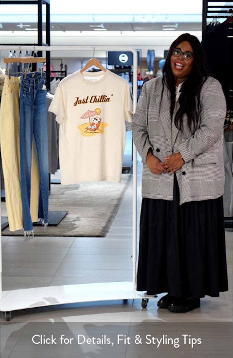 Peanuts<sup
®</sup
 Snoopy Just Chillin
 Cotton Graphic T-Shirt, sales video thumbnail