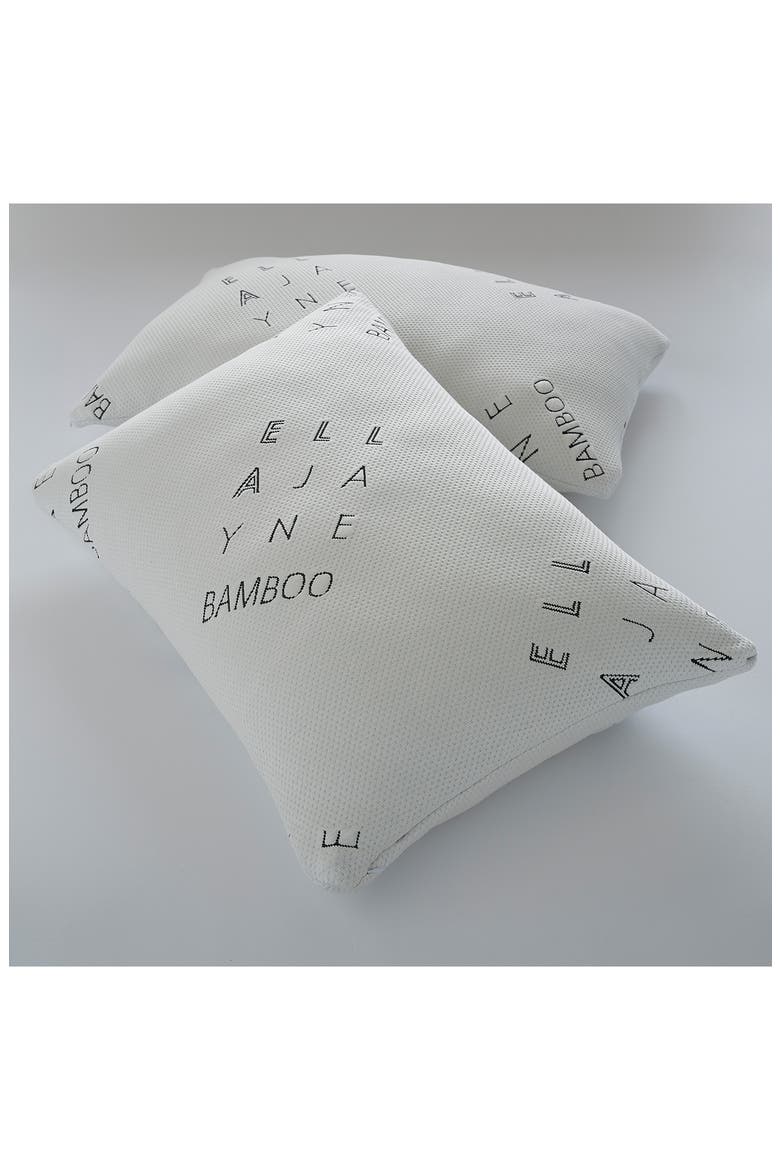 Mattress Protector & Shredded Memory Foam Pillow Set, Alternate, color, WHITE
