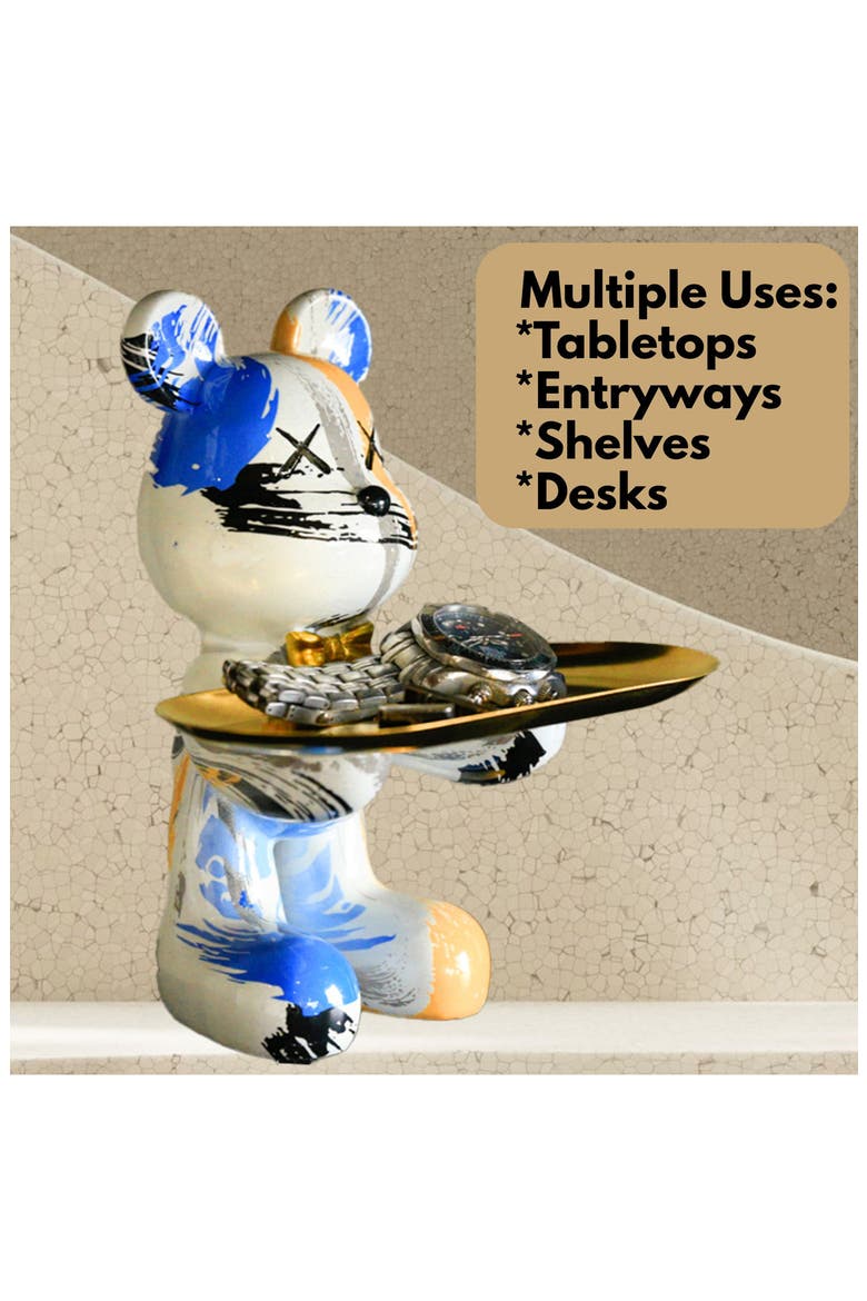Butler Mouse with Tray, Alternate, color, MEMPHIS ABSTRACT