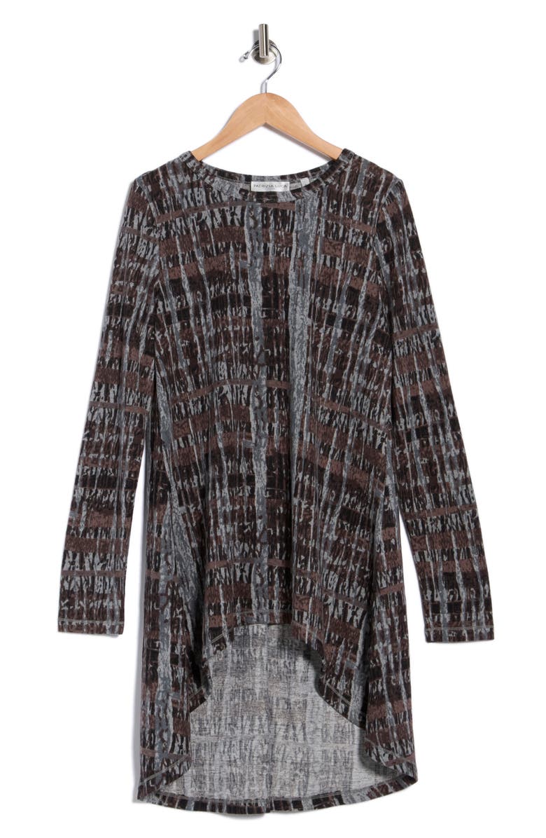 PATRIZIA LUCA High-Low Tunic, Alternate, color, Grey