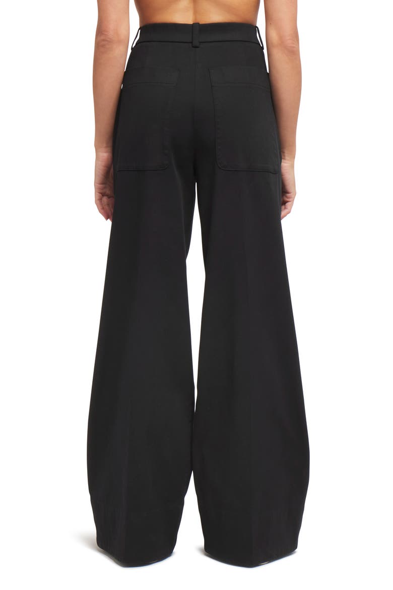 SPANXsupersmooth™ Stretch Twill Wide Leg Pant, Alternate, color, CLASSIC BLACK