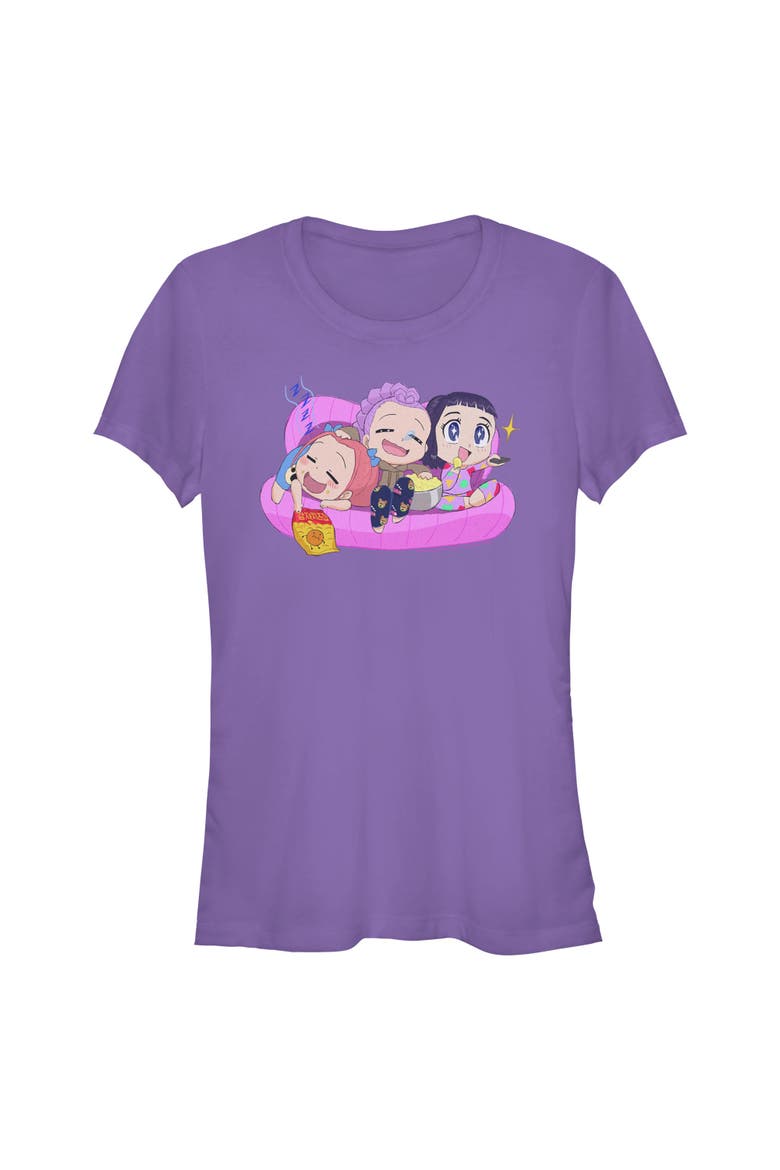 Junior's KPop Demon Hunters Movie Night Group  Graphic T-Shirt, Main, color, Purple