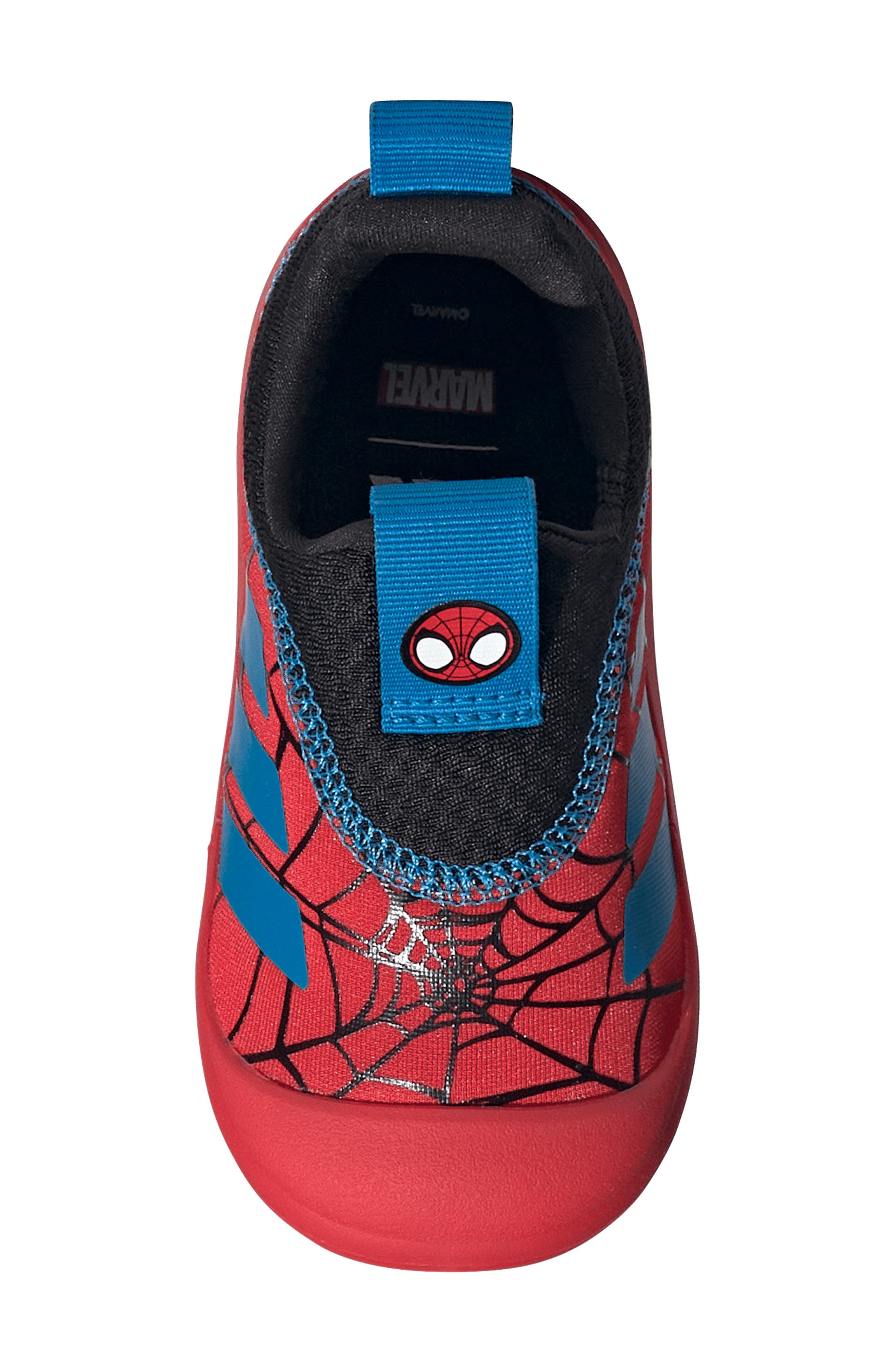 adidas x Marvel Kids' Spider-Man Monofit Sneaker, Alternate, color, 