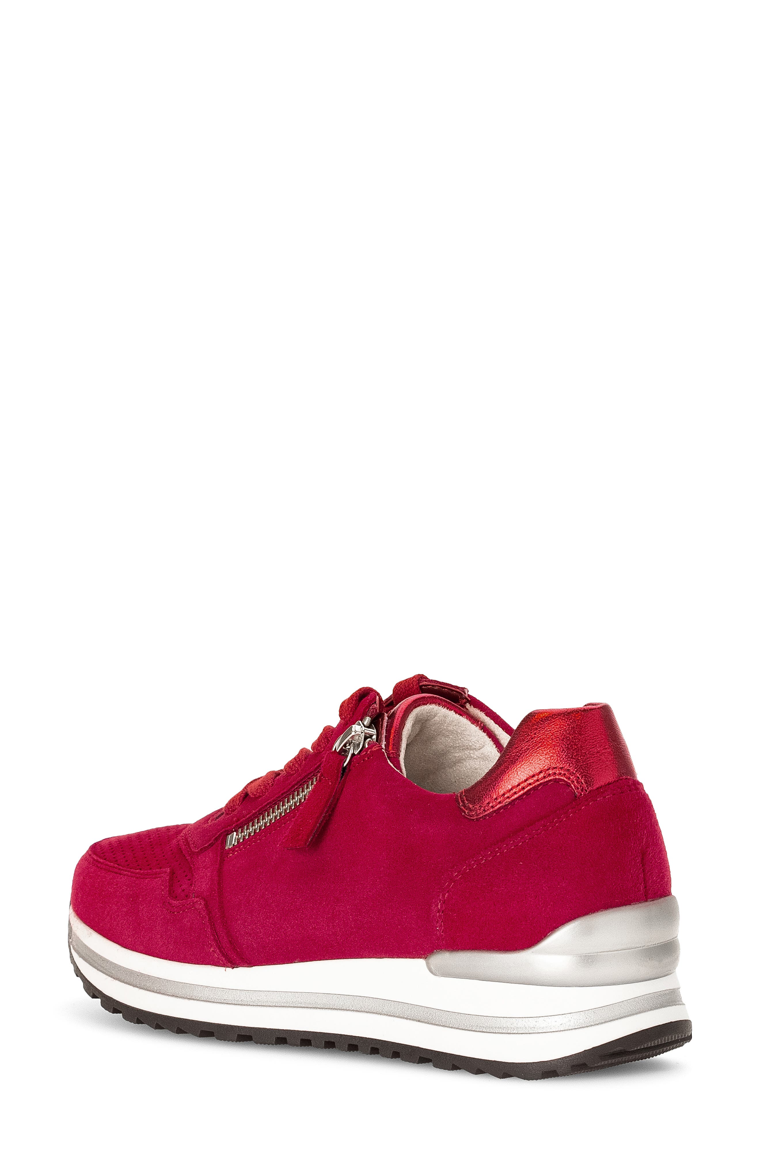 Gabor Lace-Up Sneaker, Alternate, color, Rubin