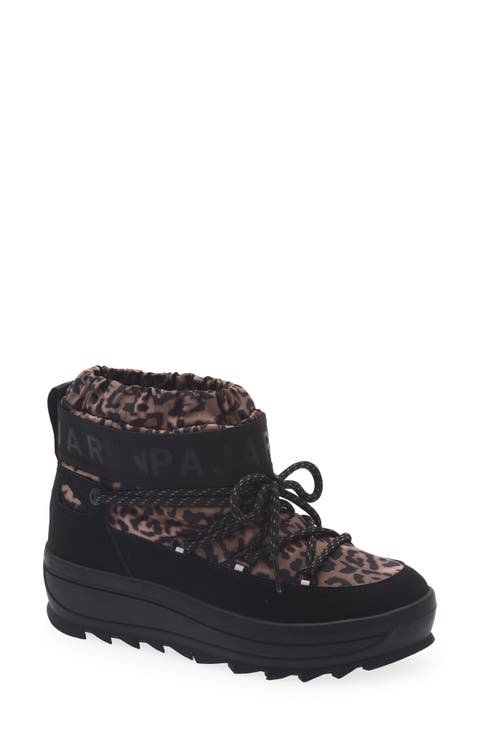 Galaxy Mini Waterproof Platform Ankle Bootie