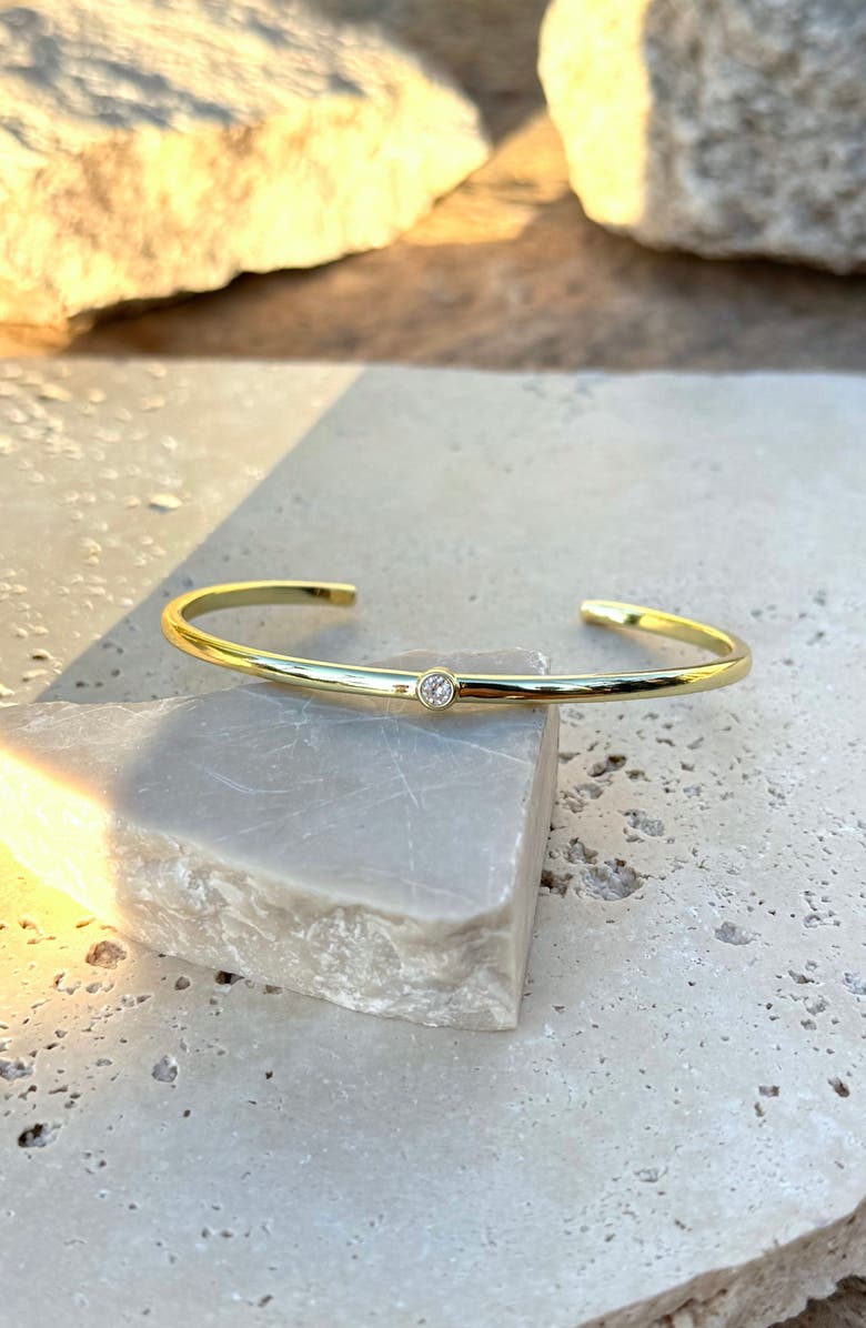 Adornia Skinny Cuff Bracelet, Alternate, color, Gold