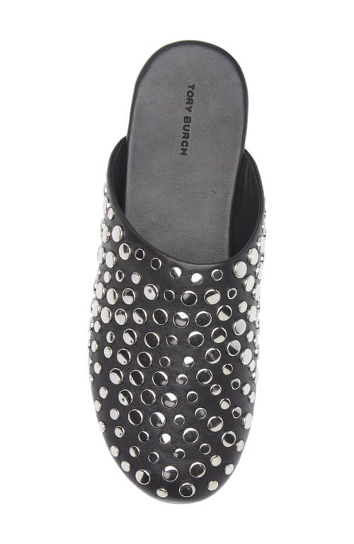 Tory Burch Stud Leather Mule In Multi