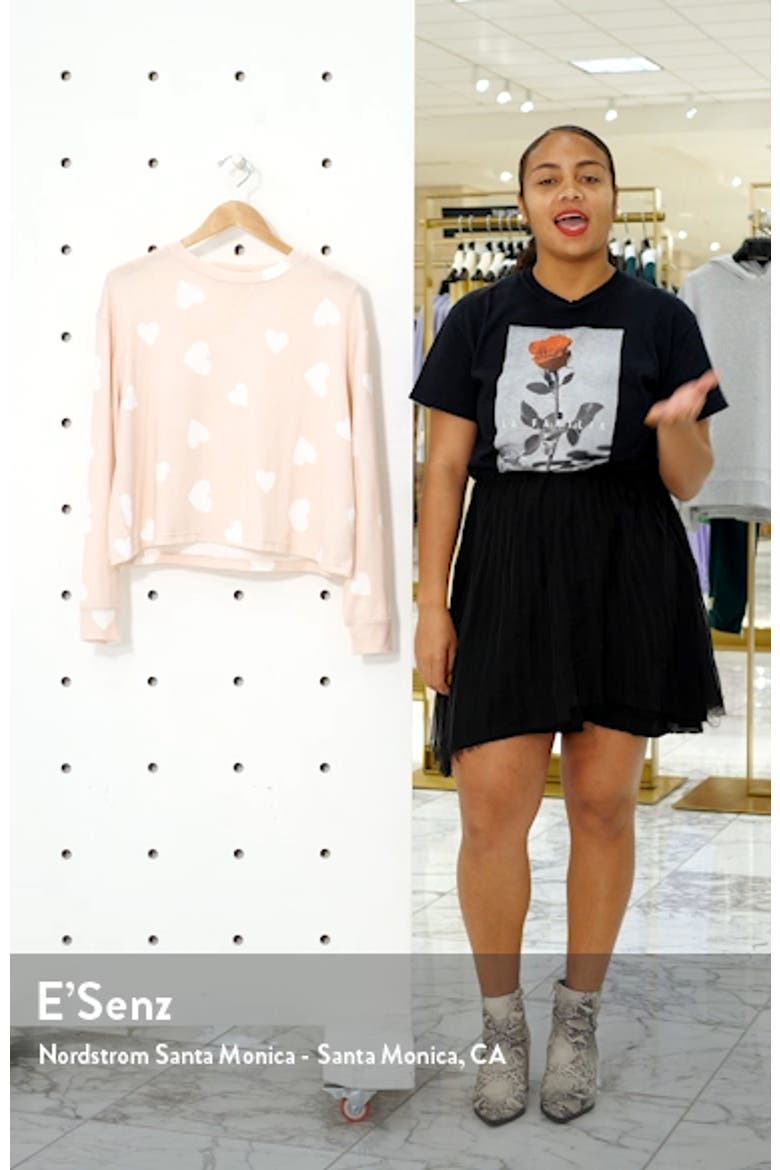 Supersoft Heart Print Sweatshirt video