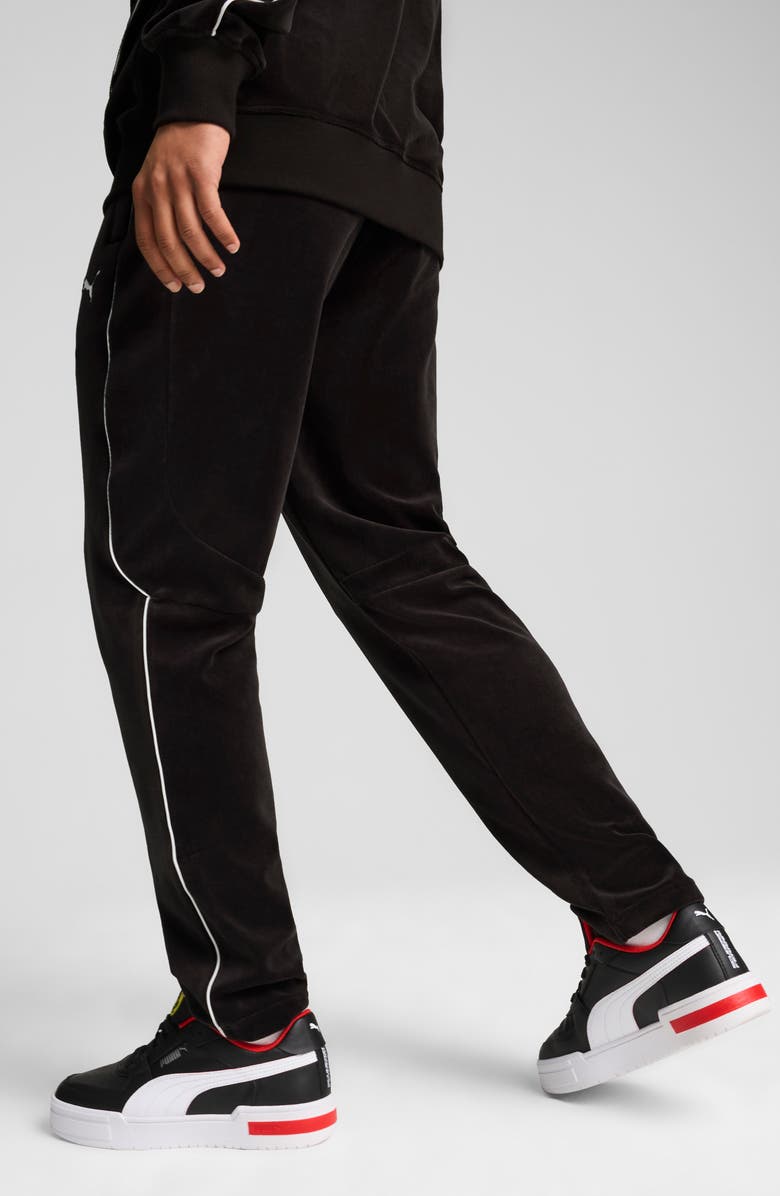 PUMA x Scuderia Ferrari Race MT7 Track Pants, Alternate, color, Puma Black