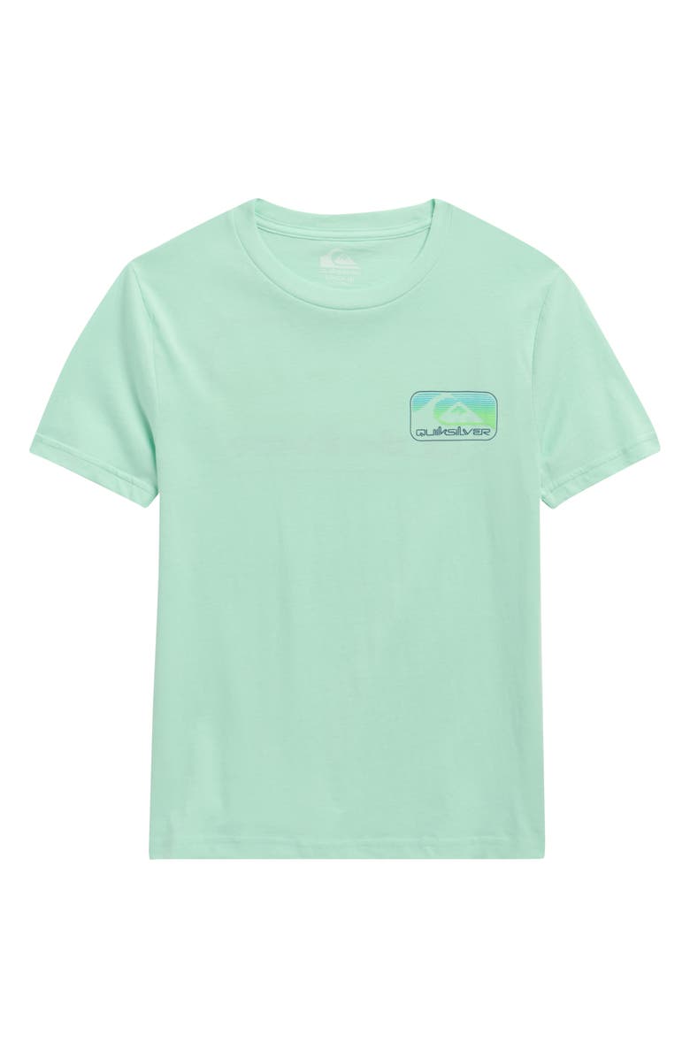 Quiksilver Kids' Core Graphic Print T-Shirt, Main, color, Brook Green