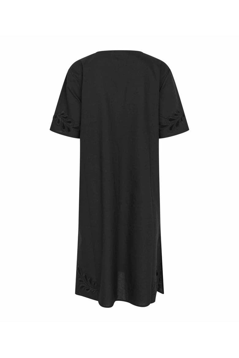 MaNoretta Cutwork Detail Dress, Alternate, color, Black
