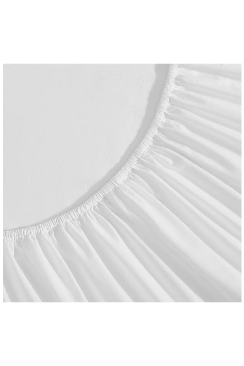 Boardwalk Cotton Percale Sheet Set, Alternate, color, WHITE
