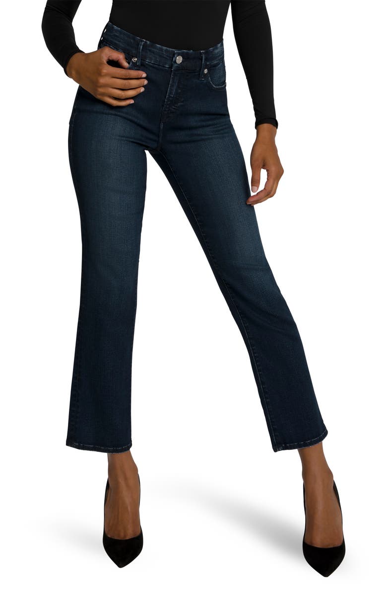 Good American Straight Leg Jeans, Main, color, 