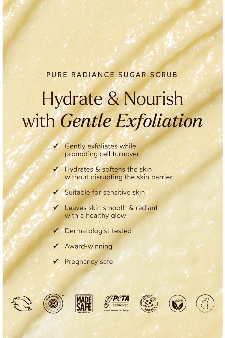 Pure Radiance Sugar Scrub, Alternate, color, NO COLOR