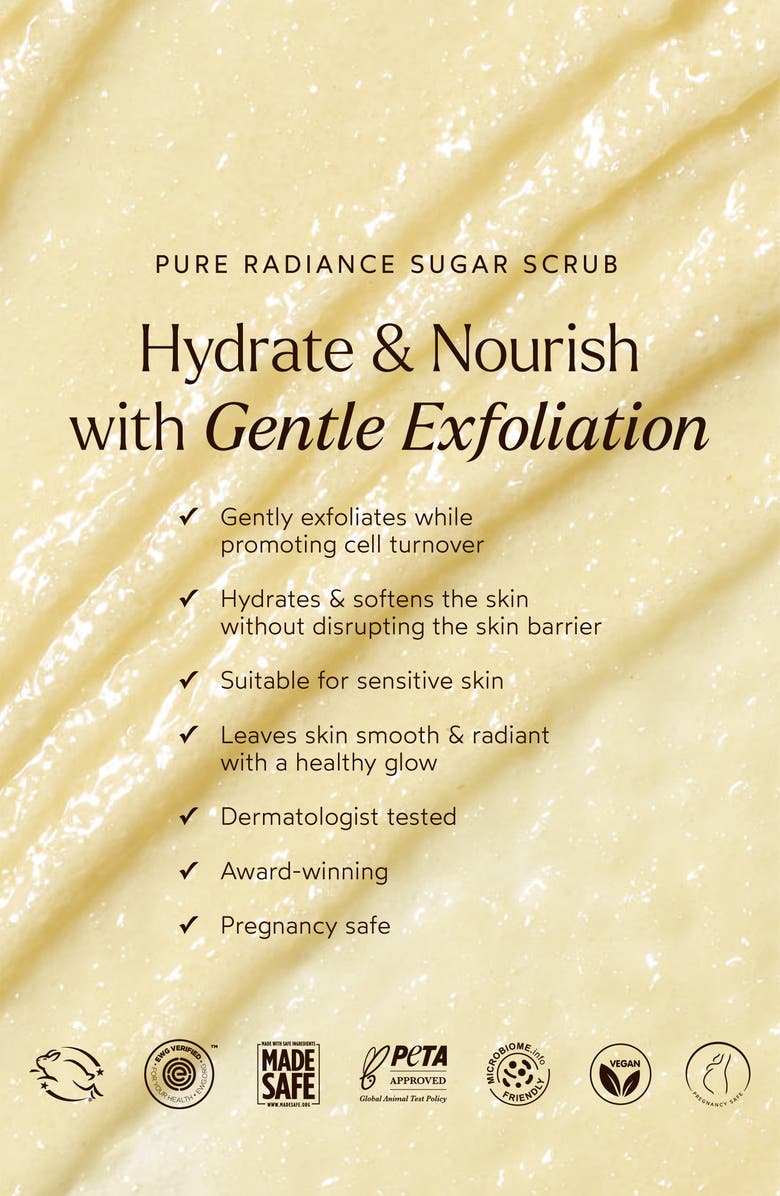 True Botanicals Pure Radiance Sugar Scrub, Alternate, color,