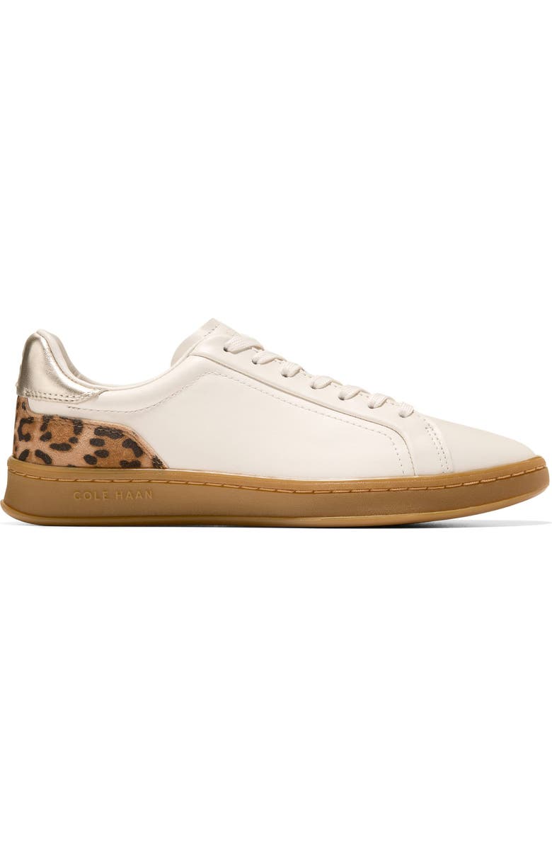 Cole Haan GrandPro Breakaway Sneaker, Alternate, color, Ivory/ Leopard Suede/ Gold