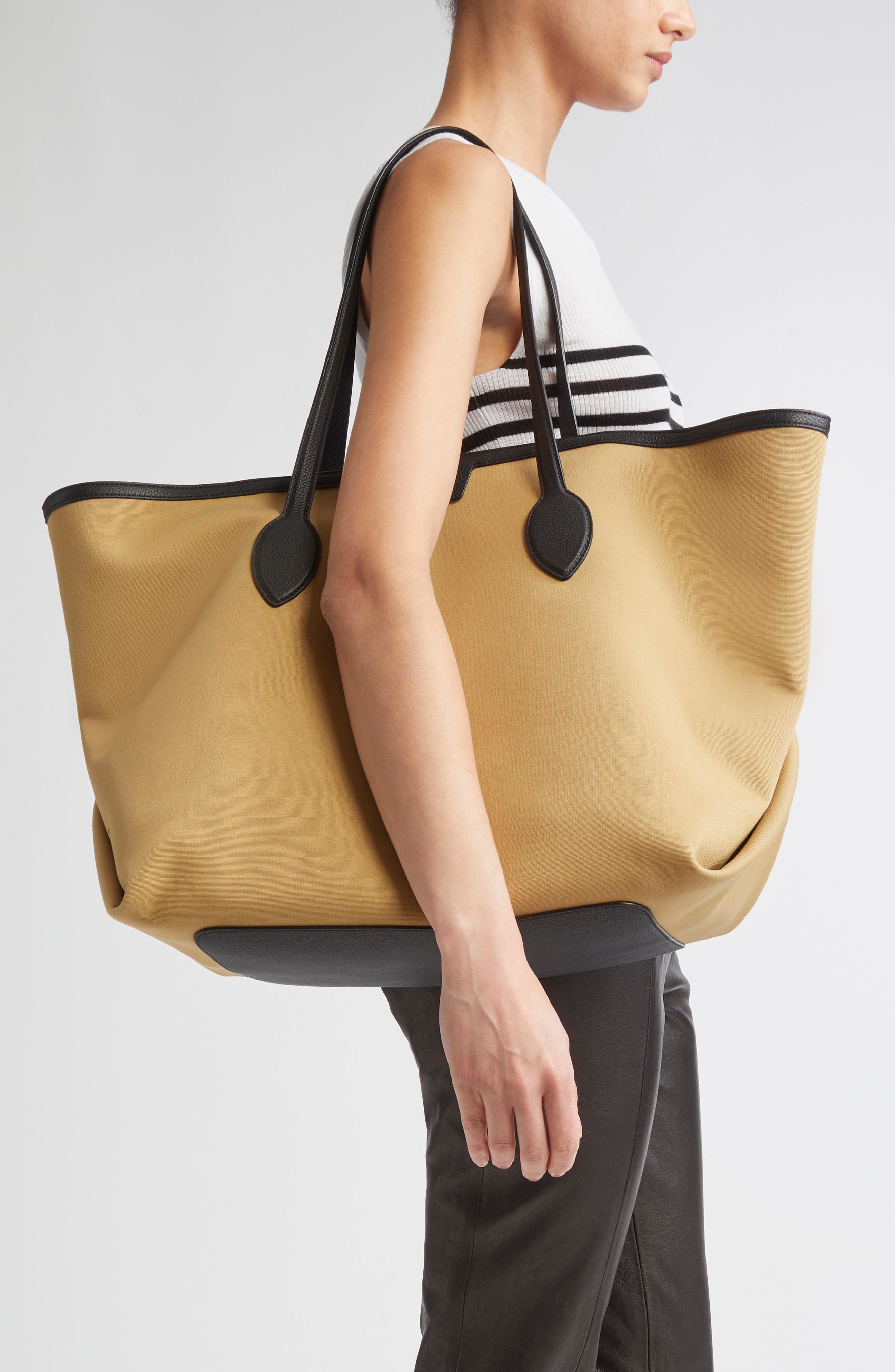 Khaite Medium Amalia Canvas Tote, Alternate, color, 