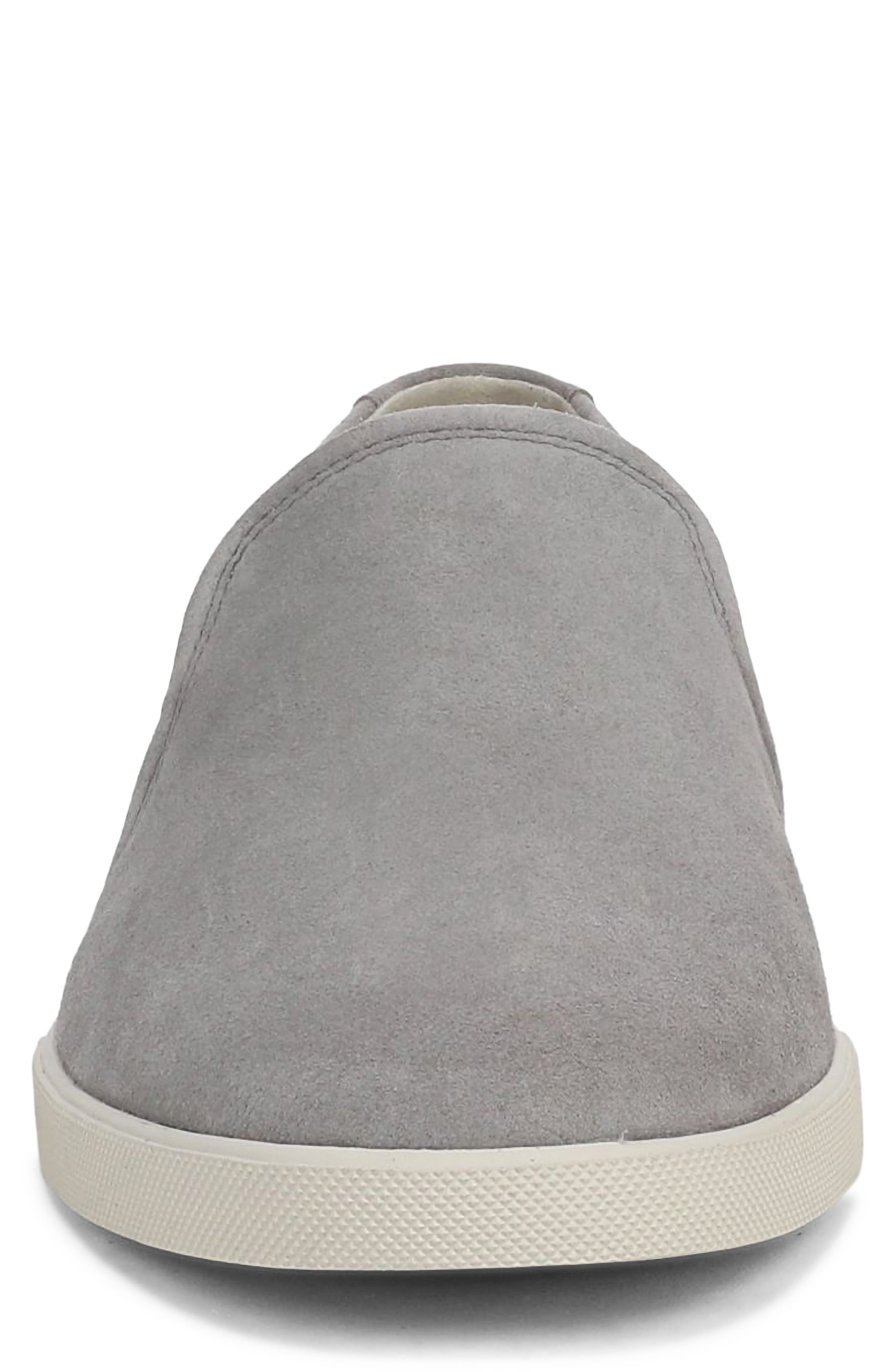 Vince Sean Suede Loafer Sneaker, Alternate, color, Smoke Grey