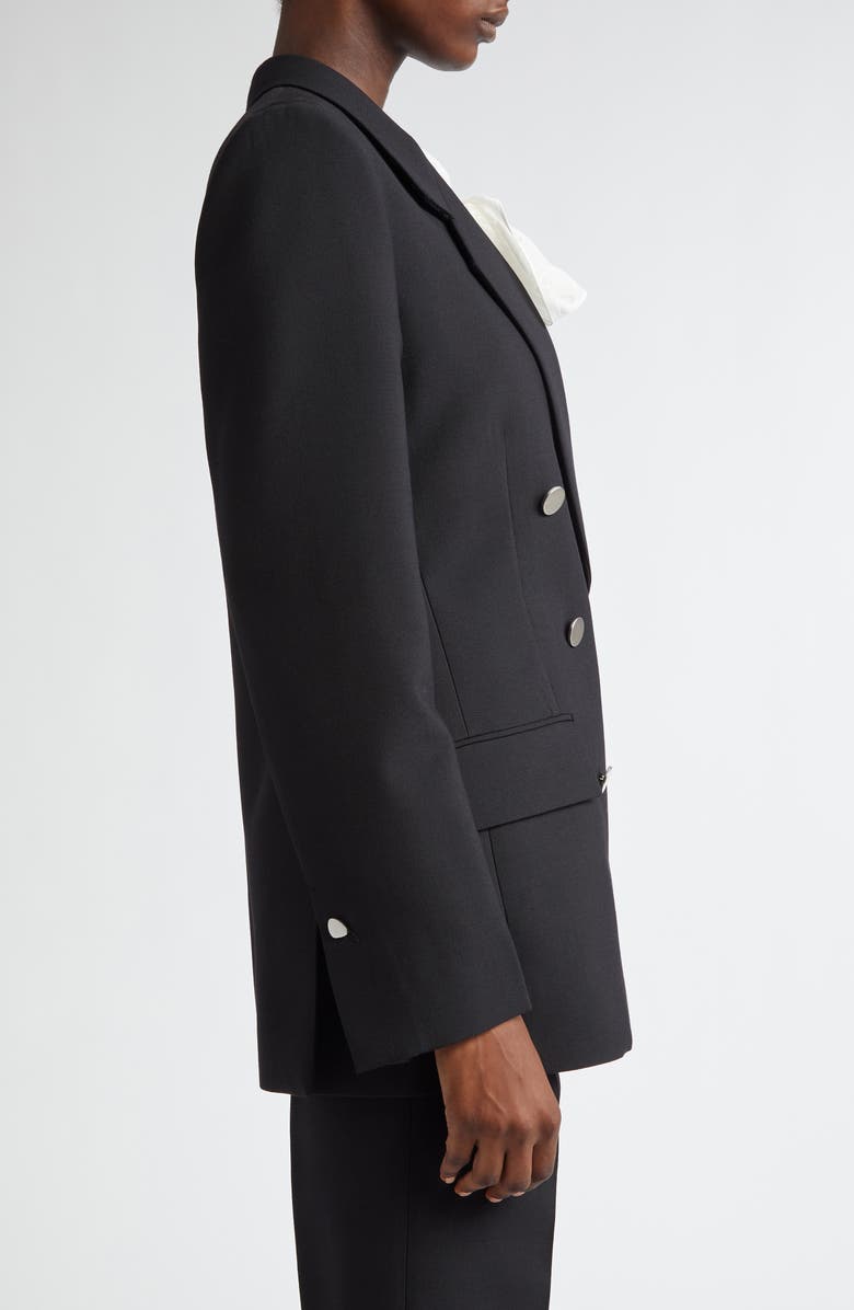 FERRAGAMO Double Breasted Wool Blazer, Alternate, color,