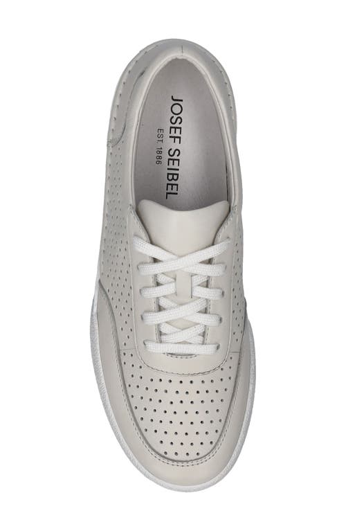 Josef Seibel Claire 29 Perforated Sneaker In White