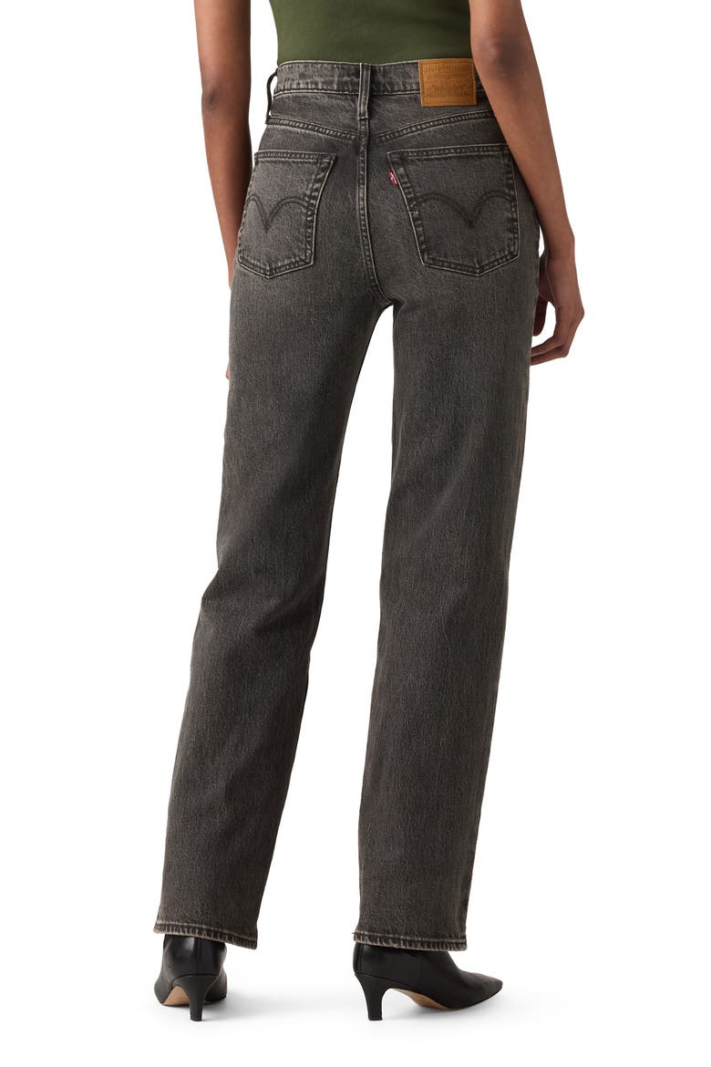 Ribcage High Waist Straight Leg Jeans, Alternate, color, AUTOMATE ME