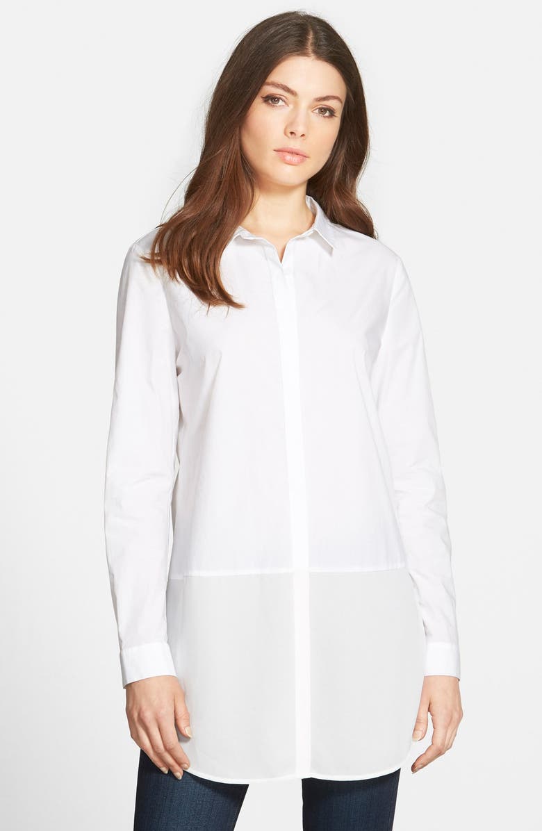 Trouvé Poplin Blouse, Main, color, 