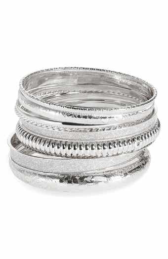 NORDSTROM RACK Set of 8 Bangle Bracelets