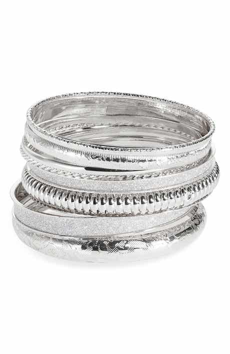 NORDSTROM RACK Set of 8 Bangle Bracelets