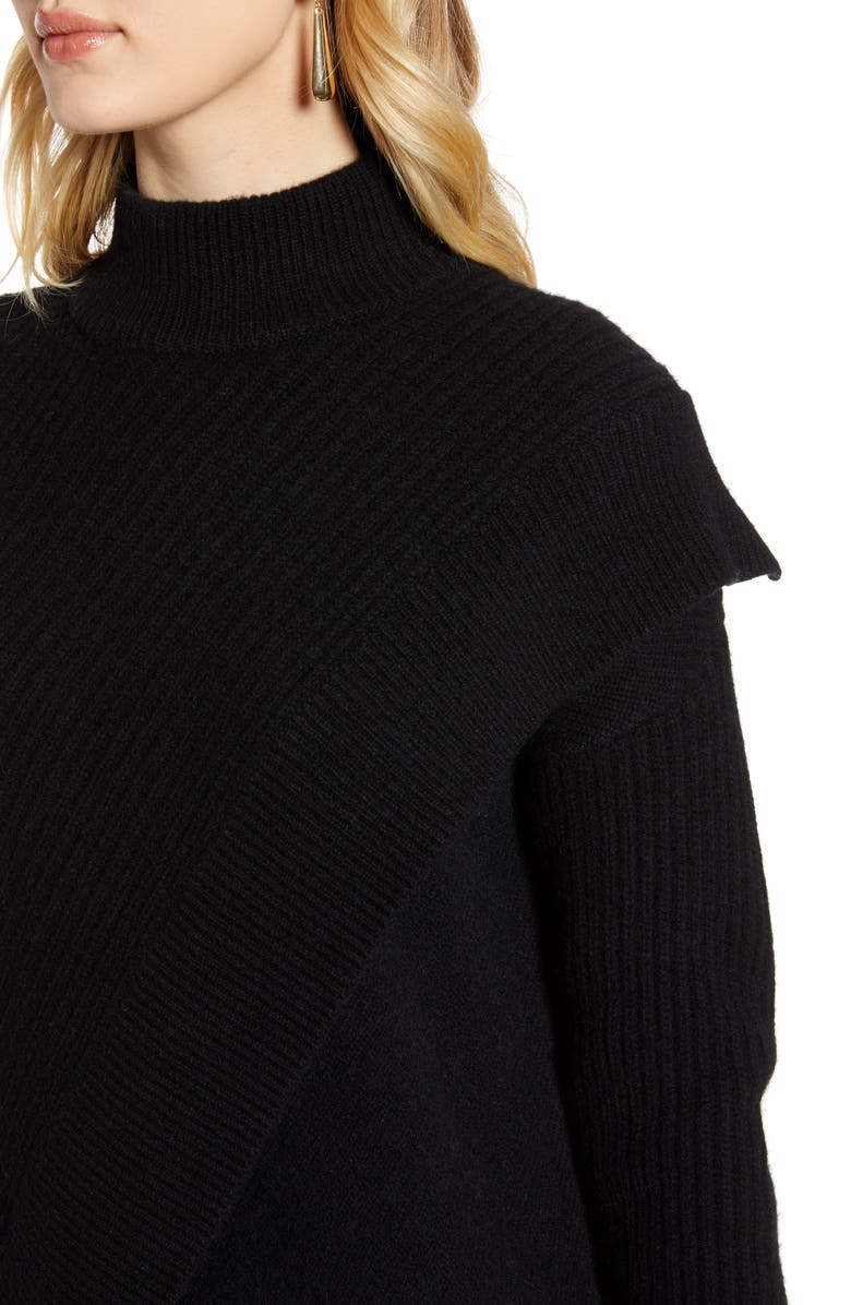 Halogen<sup>®</sup> Faux Wrap Cashmere Blend Sweater, Alternate, color,