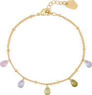Estella Bartlett Multi Cubic Zirconia Drop Bracelet