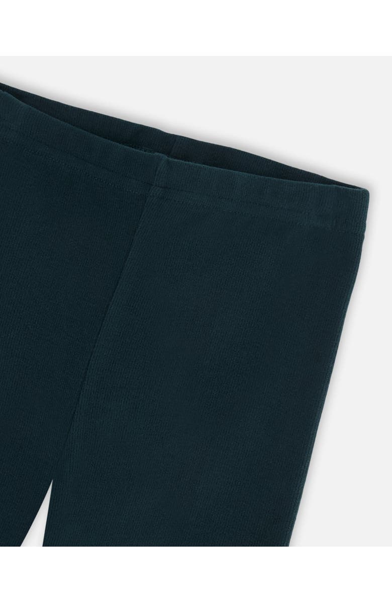 Deux par Deux Baby Girl's Rib Leggings Dark Emerald, Alternate, color,